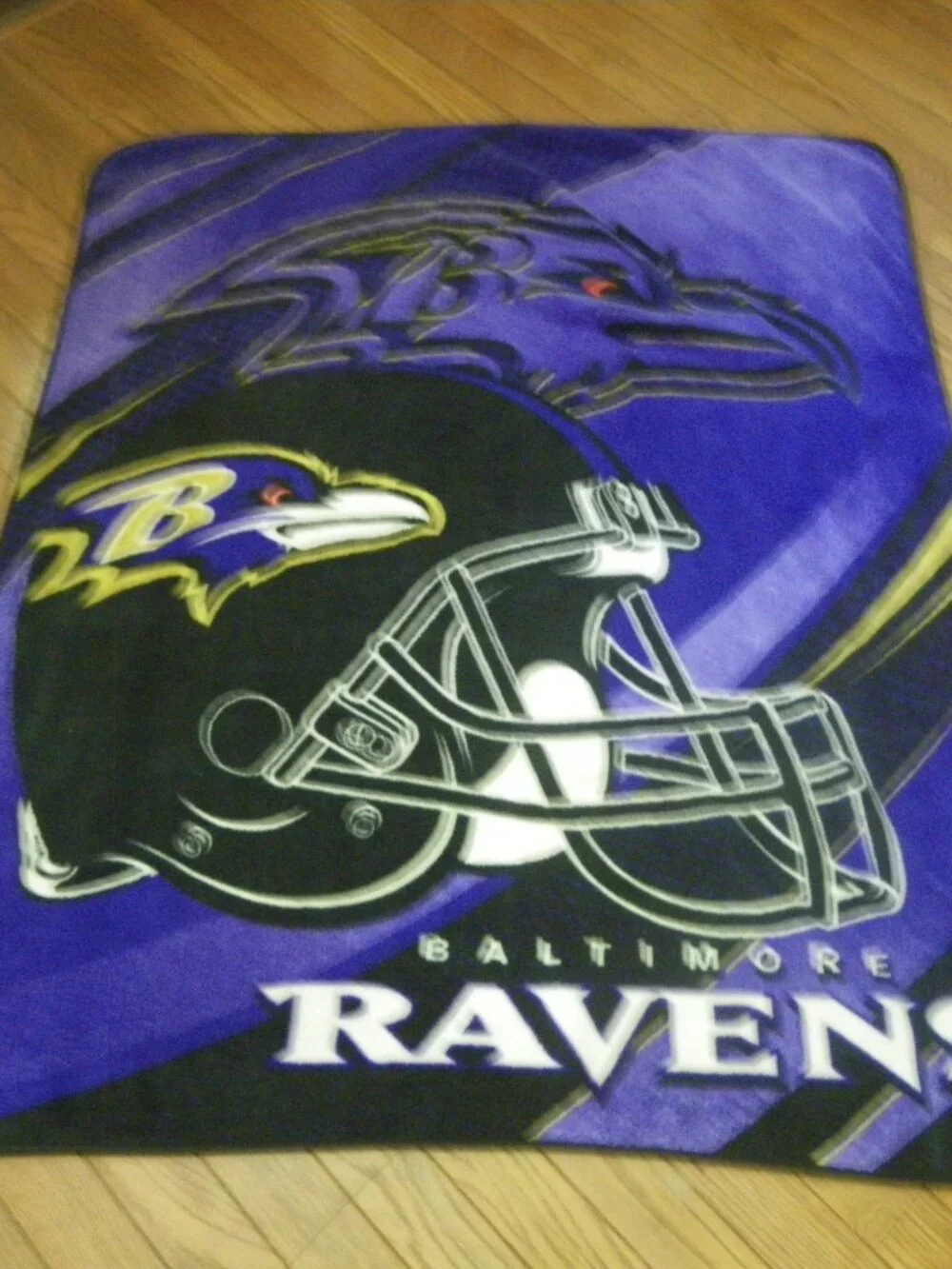 Baltimore Ravens NFL Football Microfiber Throw Blanket Tailgating Stadium